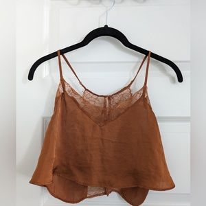 Free People Intimates Cropped Lace Top
